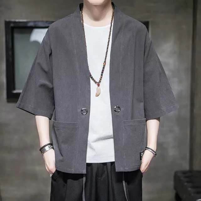 Light Blue Kimono Cardigan