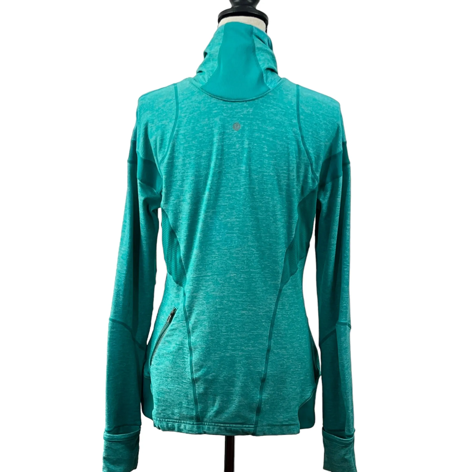 Lululemon Athletica Teal Half Zip Pullover Jacket Size Medium