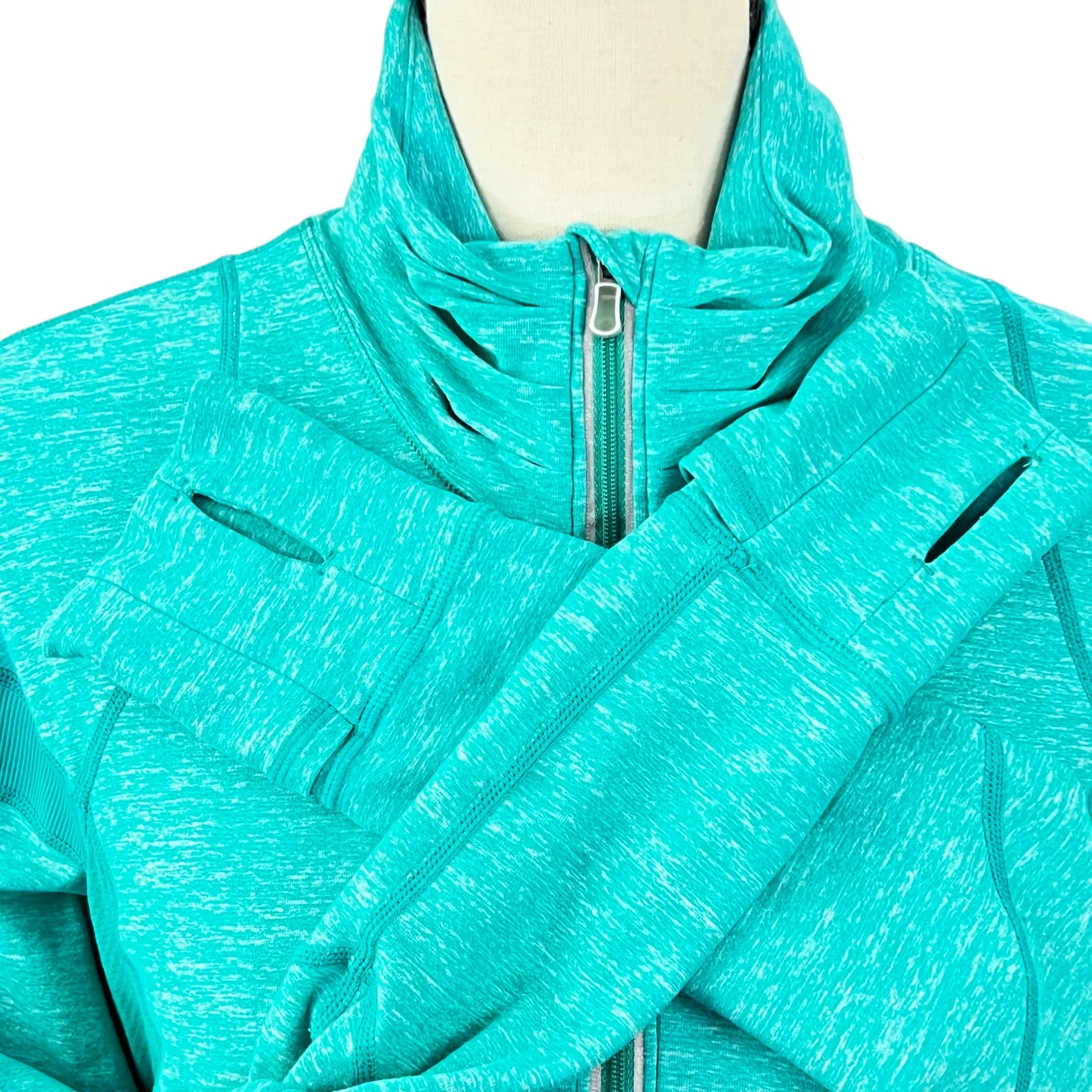 Lululemon Athletica Teal Half Zip Pullover Jacket Size Medium