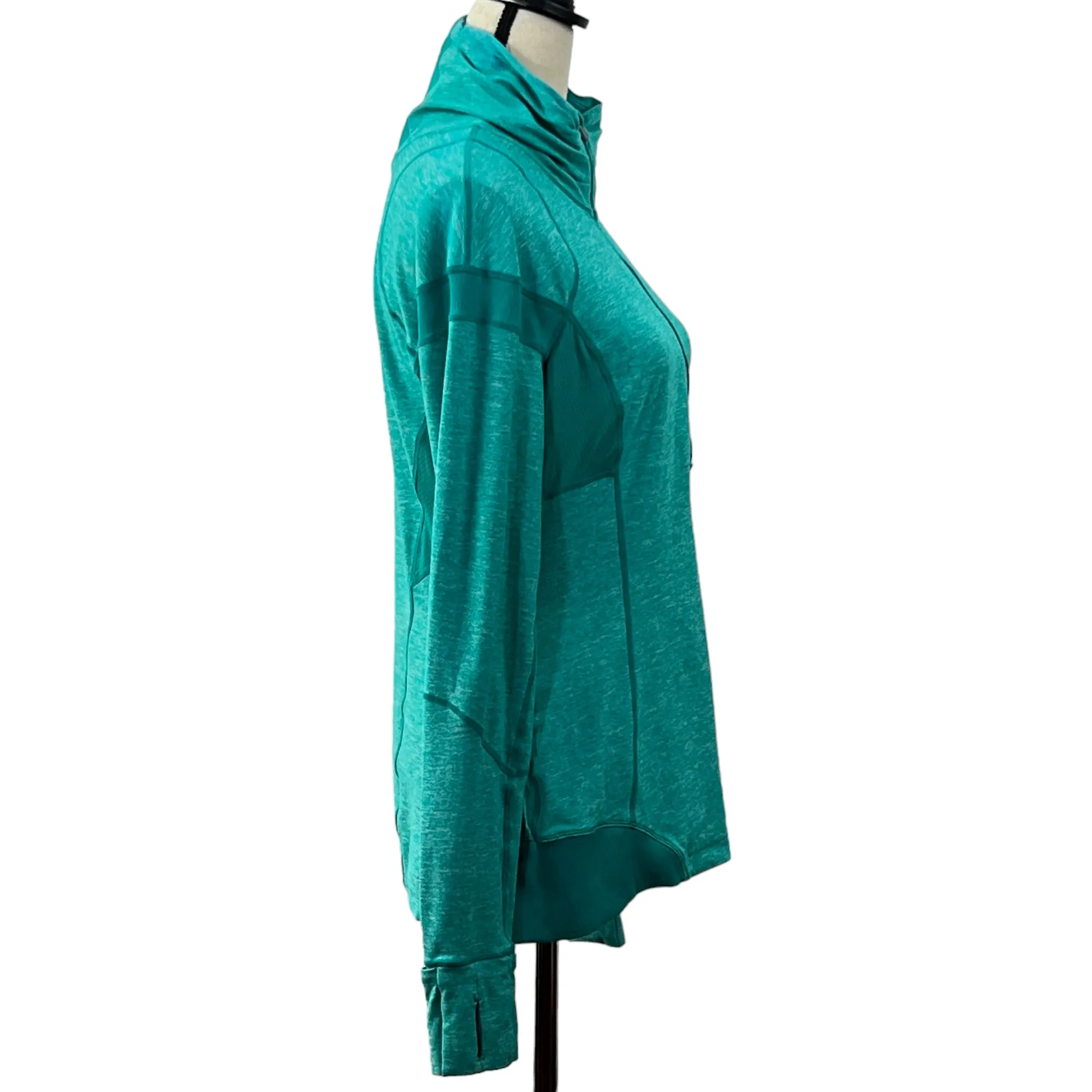Lululemon Athletica Teal Half Zip Pullover Jacket Size Medium