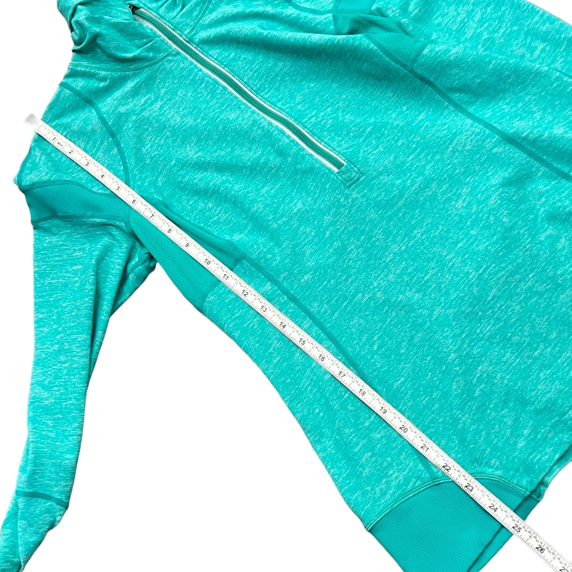 Lululemon Athletica Teal Half Zip Pullover Jacket Size Medium