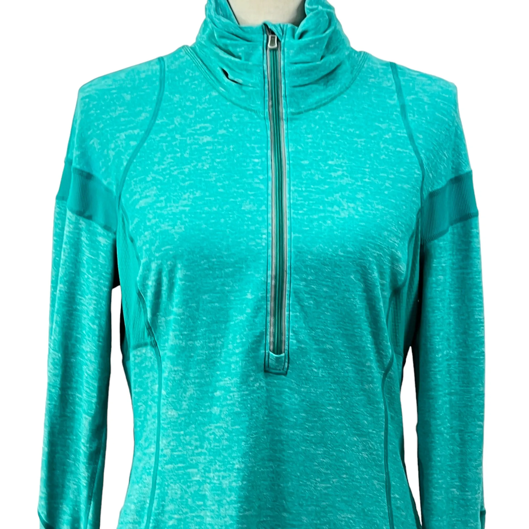 Lululemon Athletica Teal Half Zip Pullover Jacket Size Medium