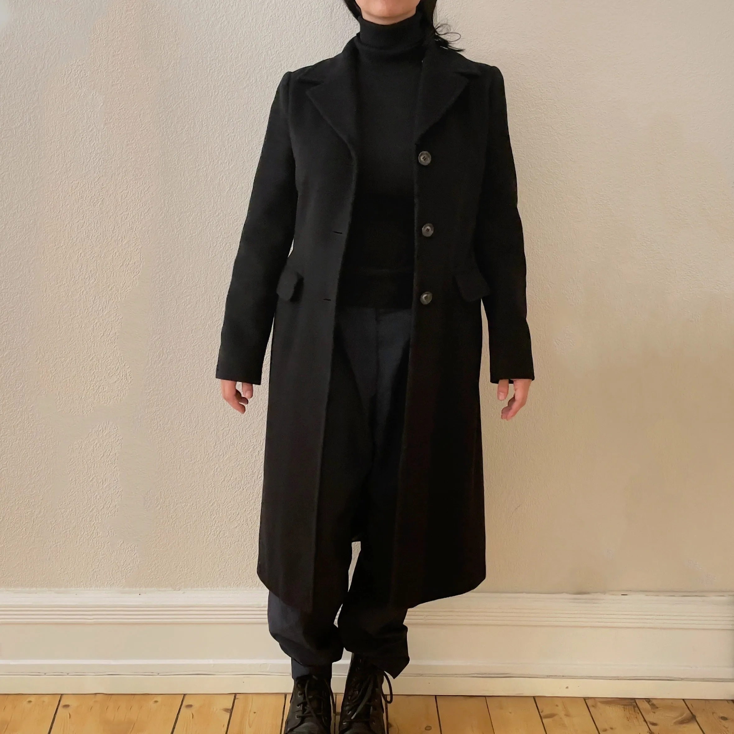 MAX&Co. Wool & Angora Blend Long Coat