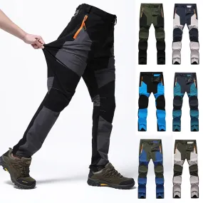 Men's 4-Season Waterproof Hiking & Tactical Cargo Pants | Warm, Durable, and Outdoor-Ready