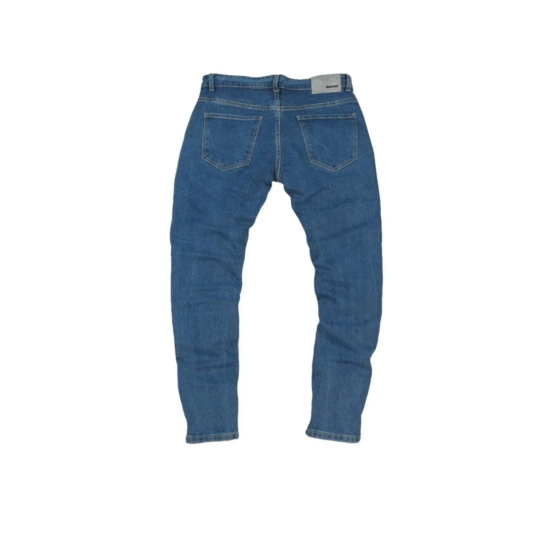 Men’s Patchwork Slim Fit Denim Jeans
