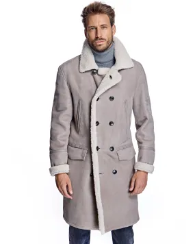 Men's Shearling Peacoat