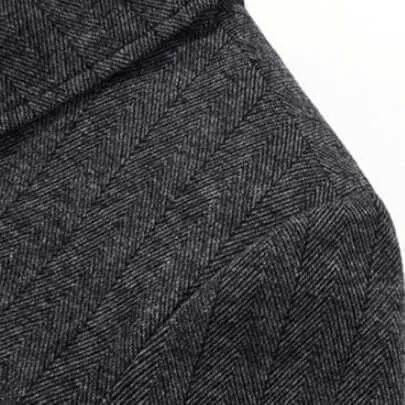 Men's Slim Fit Wool Coat