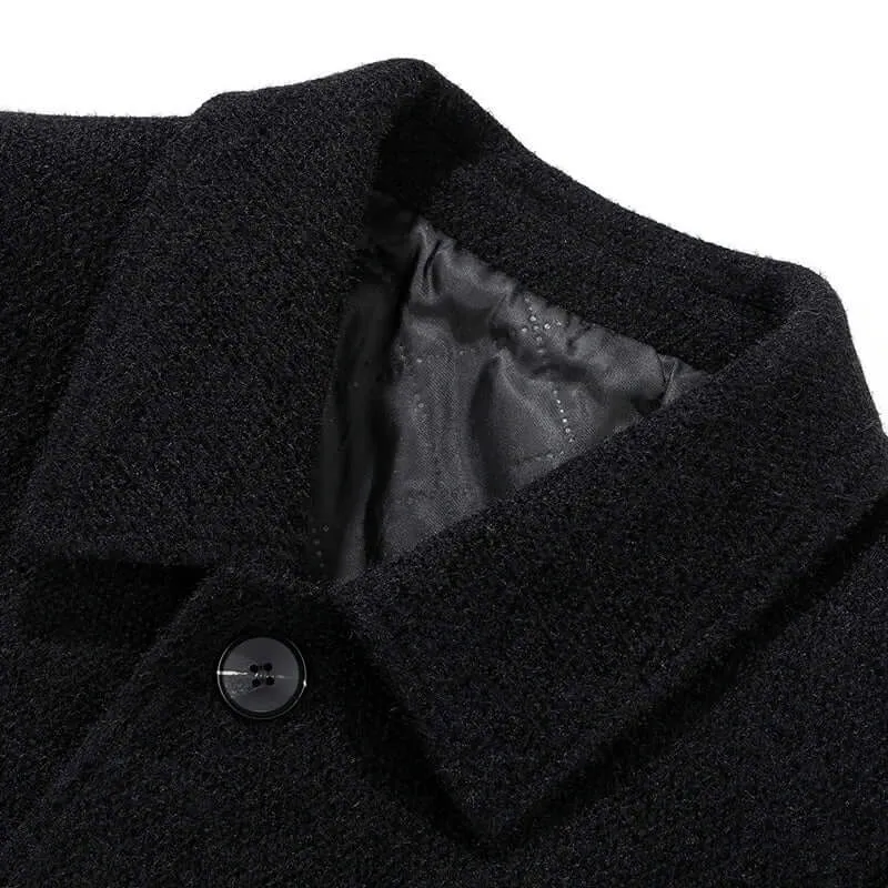 Men's Slim Fit Wool Coat