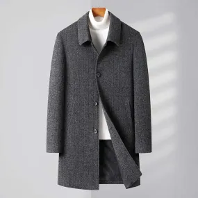 Men's Slim Fit Wool Coat