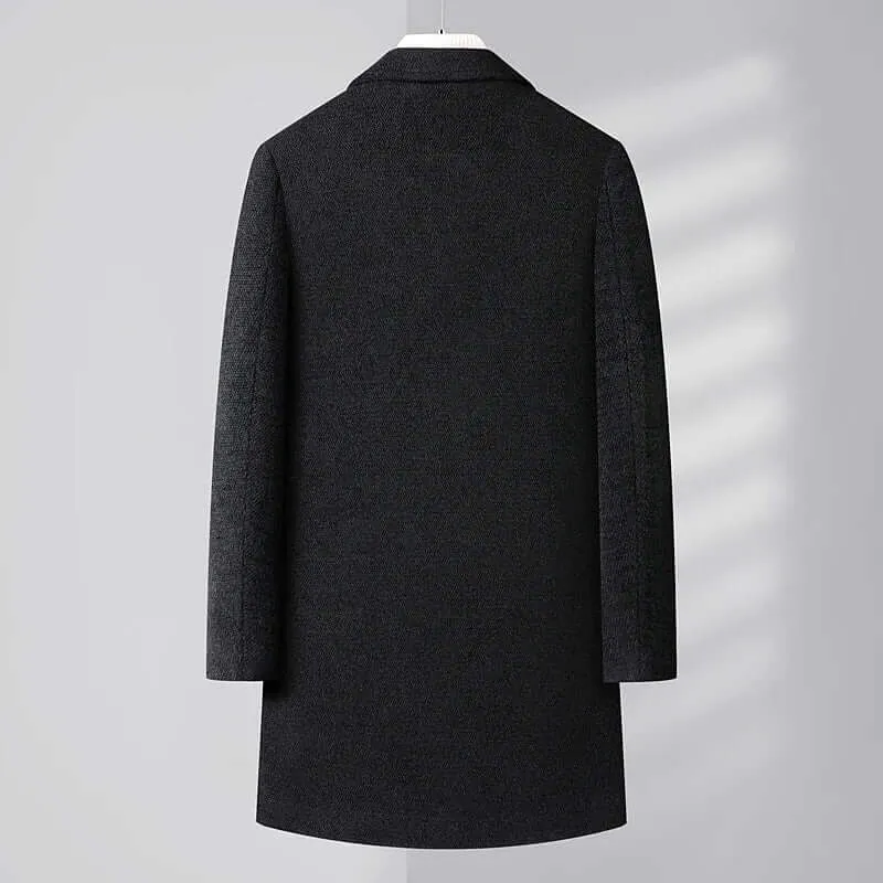 Men's Slim Fit Wool Coat