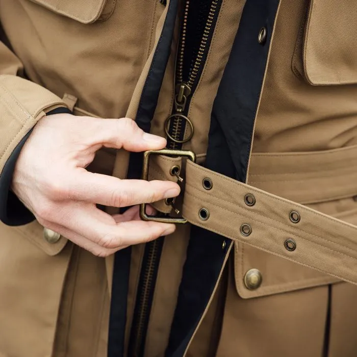 Merlin Burslem Eco Laminated Jacket - Dark Sand