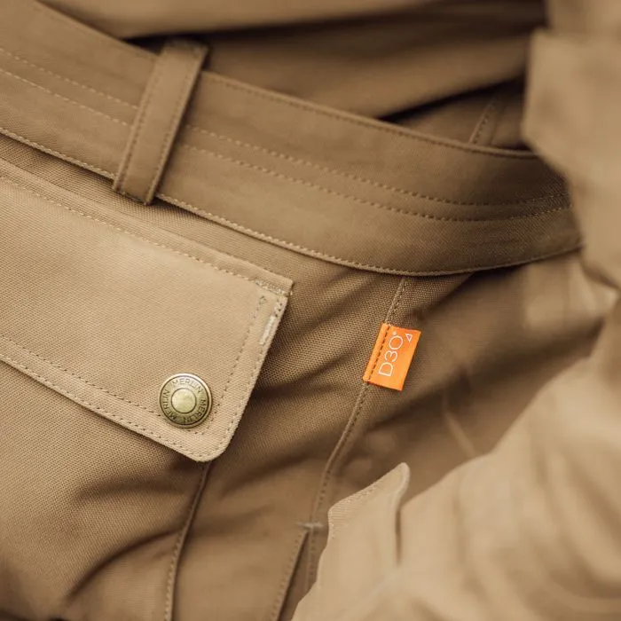 Merlin Burslem Eco Laminated Jacket - Dark Sand