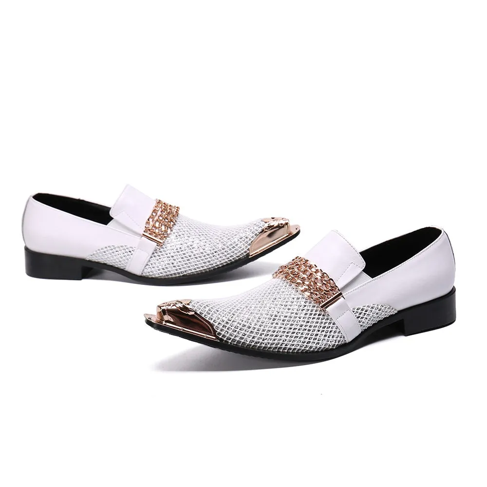 Metaldecor Mesh Low Top Oxford For Men