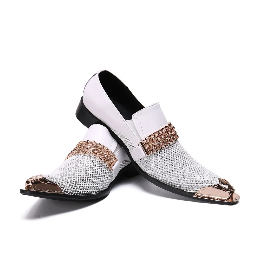 Metaldecor Mesh Low Top Oxford For Men