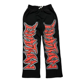 MIXED EMOTIONS Graffiti Pants (Black)