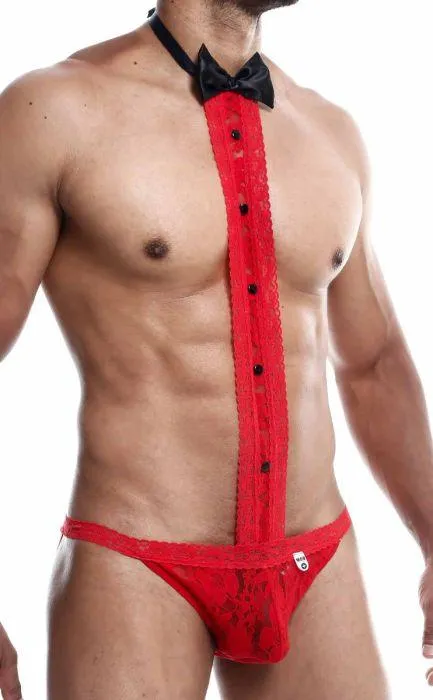 MOB Tuxedo Lace Thong