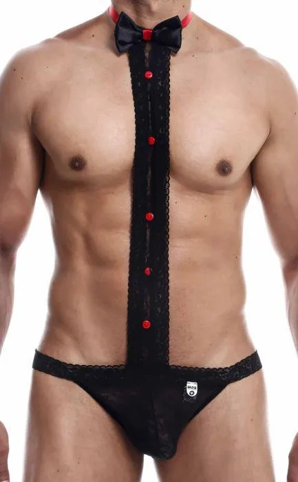 MOB Tuxedo Lace Thong