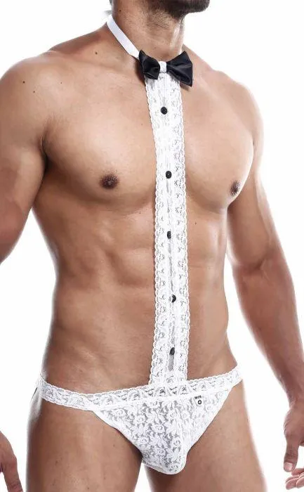MOB Tuxedo Lace Thong
