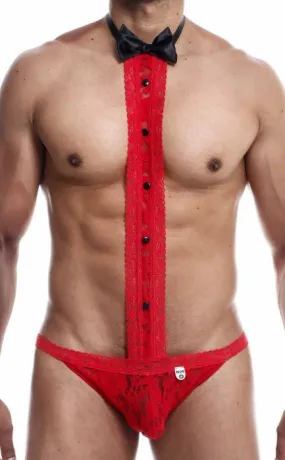 MOB Tuxedo Lace Thong