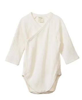 Nature Baby Pointelle Kimono Bodysuit