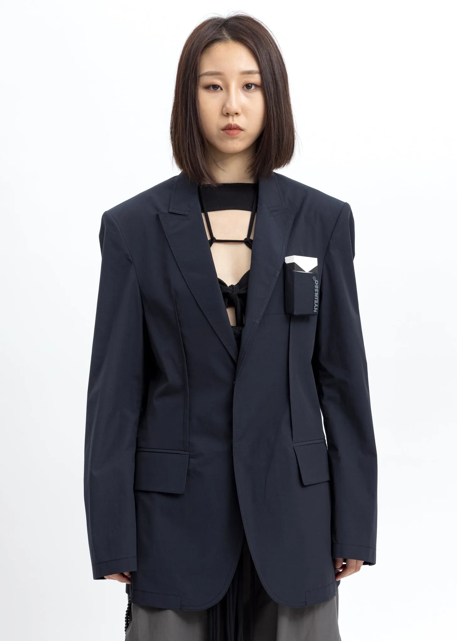 Navy  Smoker's Jacket