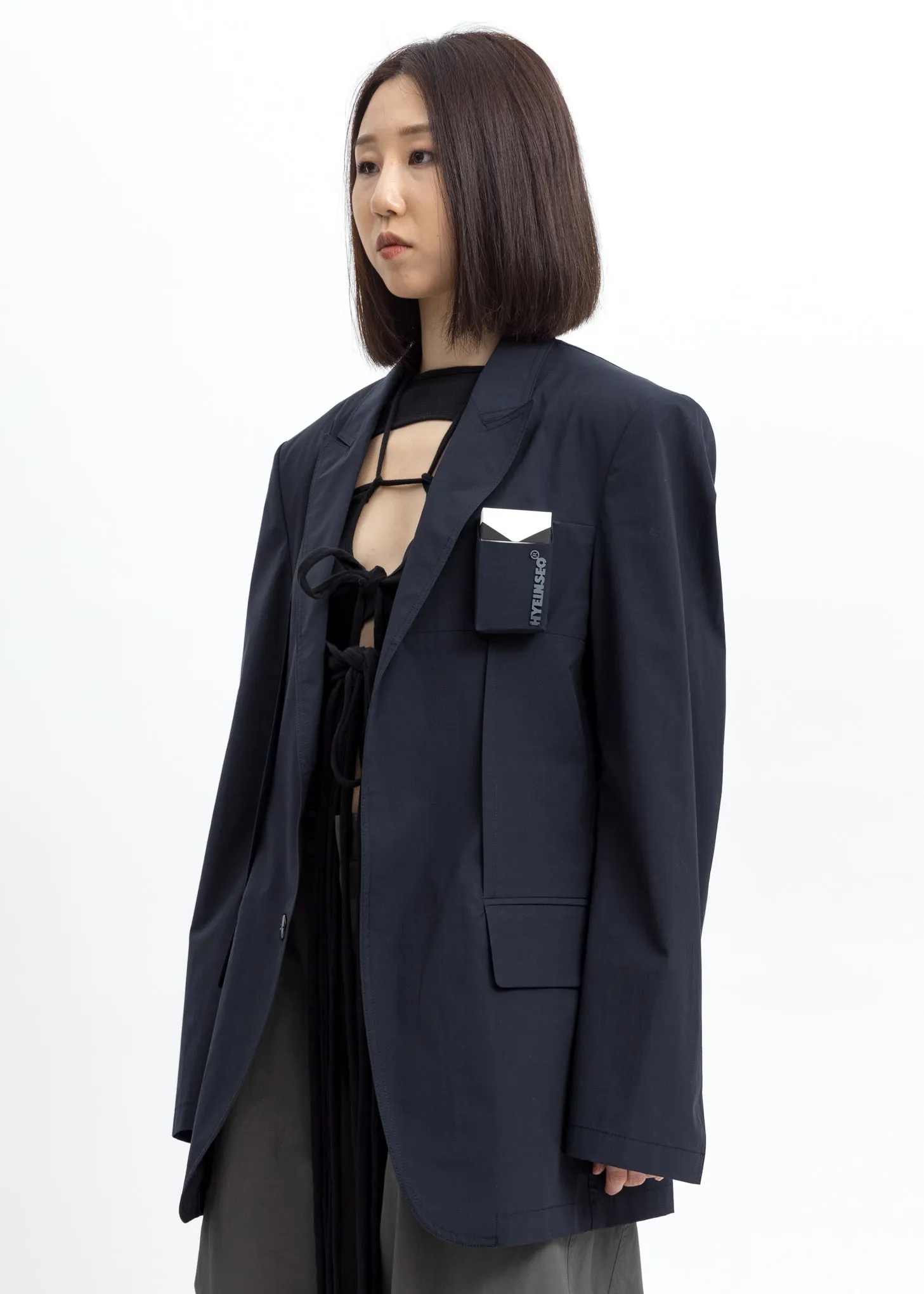 Navy  Smoker's Jacket