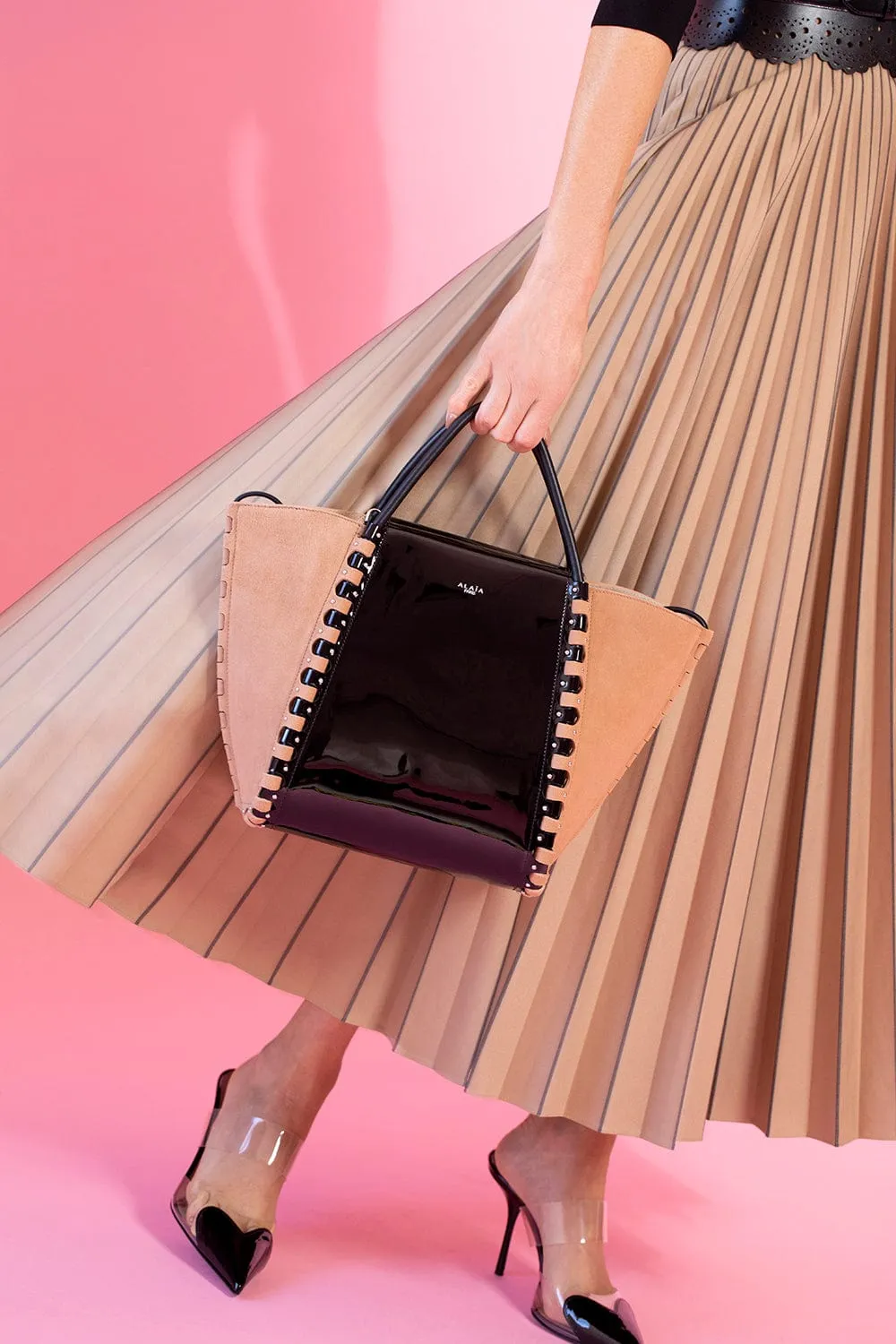 Nesrine Pleated Skirt - Camel