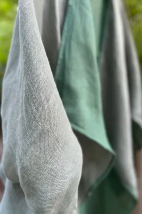 NEW! Reversible LINEN Kimono Ivy