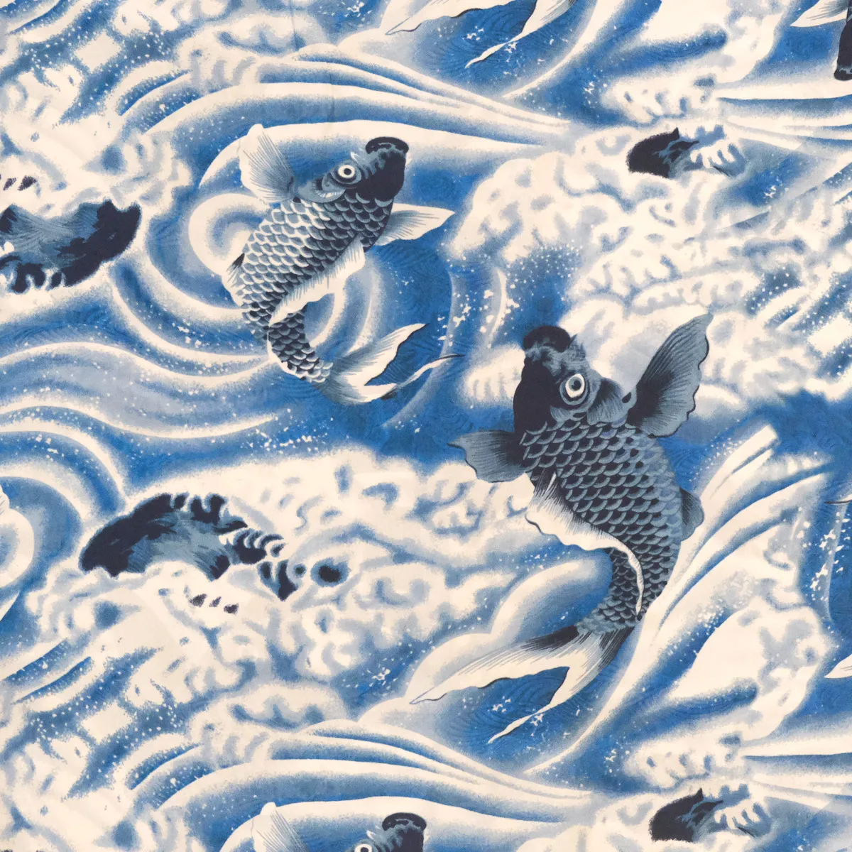 Nishikigoi (Kimono Cover-Up) - Blue