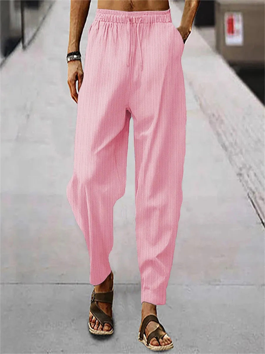 Noah – Men's Summer Hip Hop Casual Beach Striped Pants