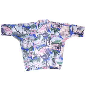 Nostalgia (Kimono Cover-Up) - Blue