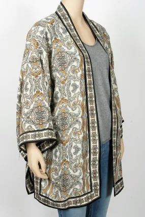 NWT Max Studio Printed Kimono Jacket-Size Small