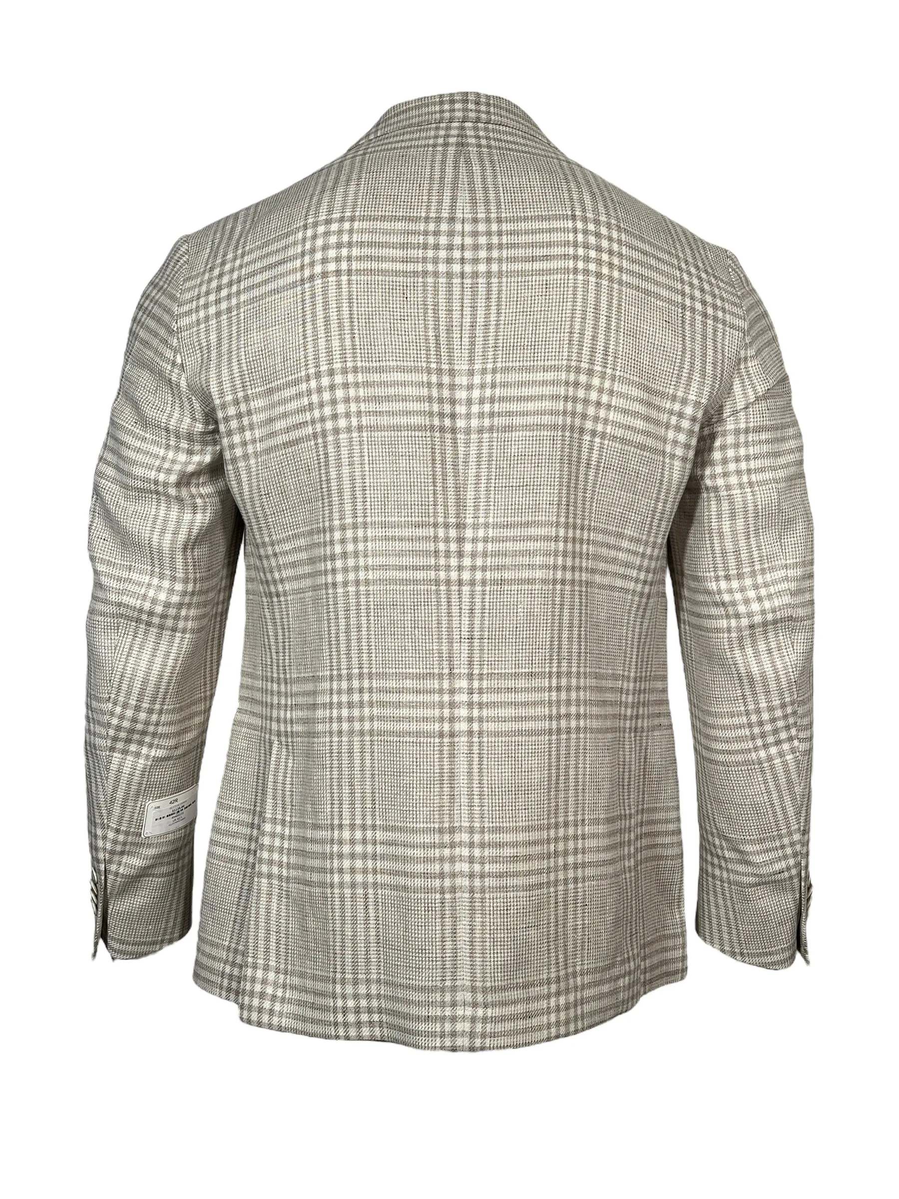OARS & OLD IVY DRAGO WOOL BLEND SPORT COAT - TAN PLAID