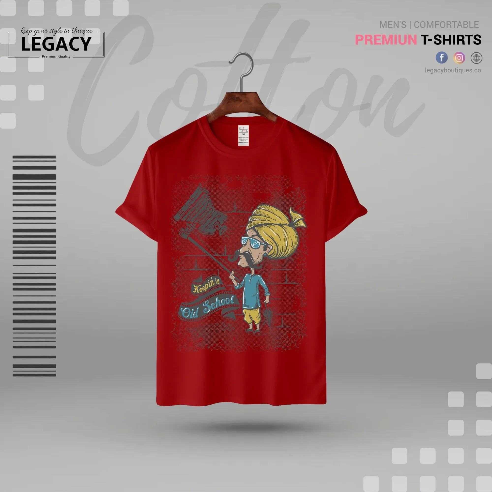 Old school Mens T Shirt For Man