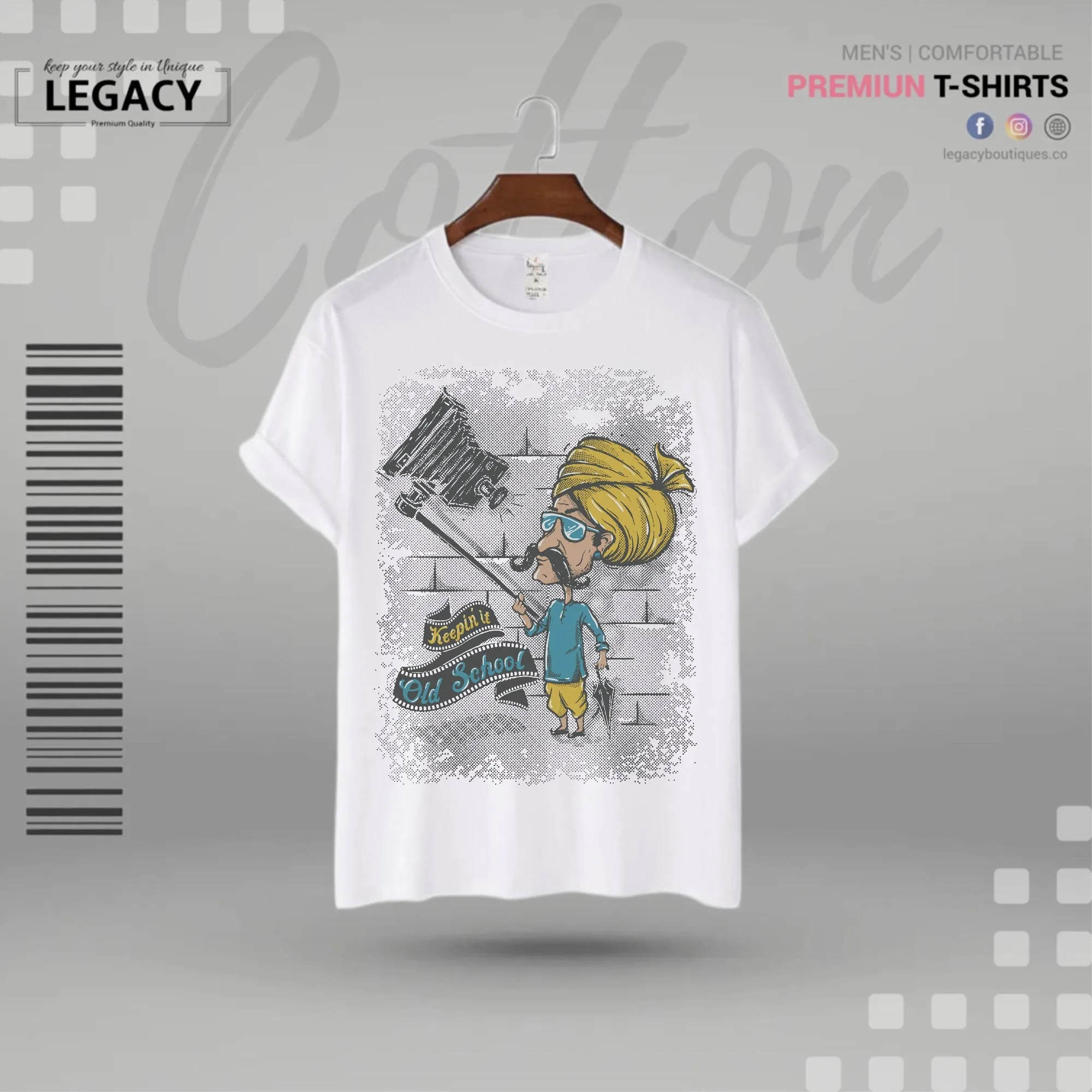 Old school Mens T Shirt For Man