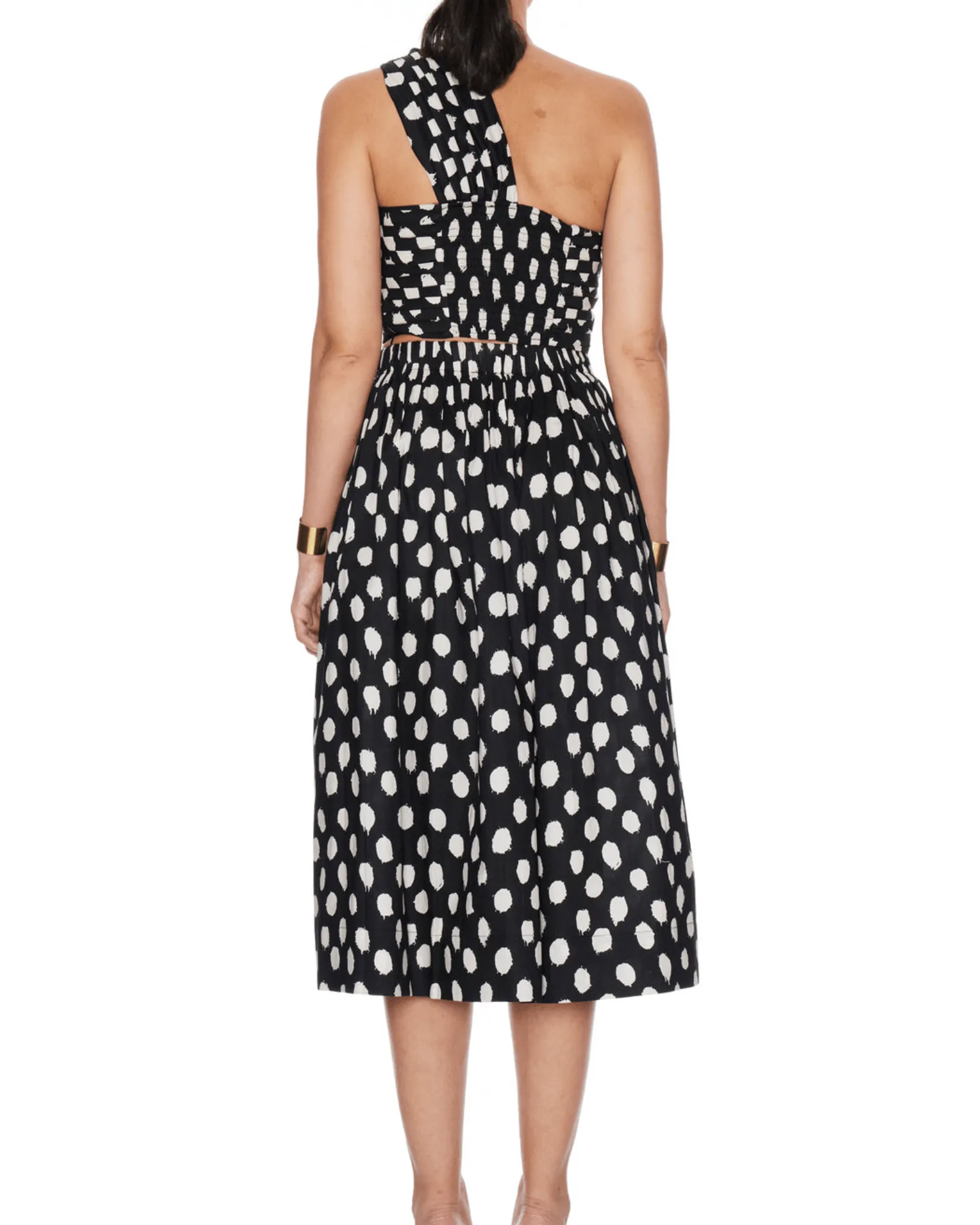 One Shoulder Top With Midi Skirt