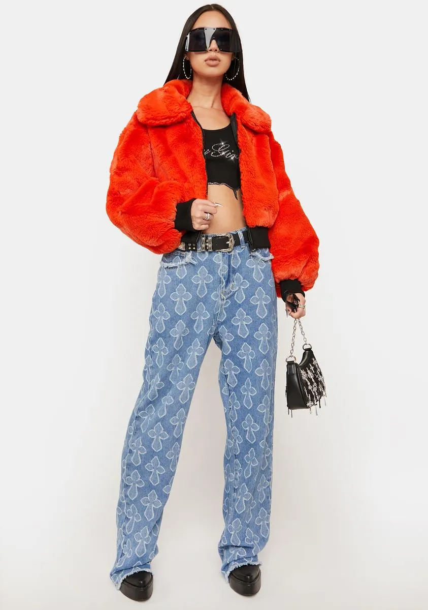 Orange Drew Street Jacket