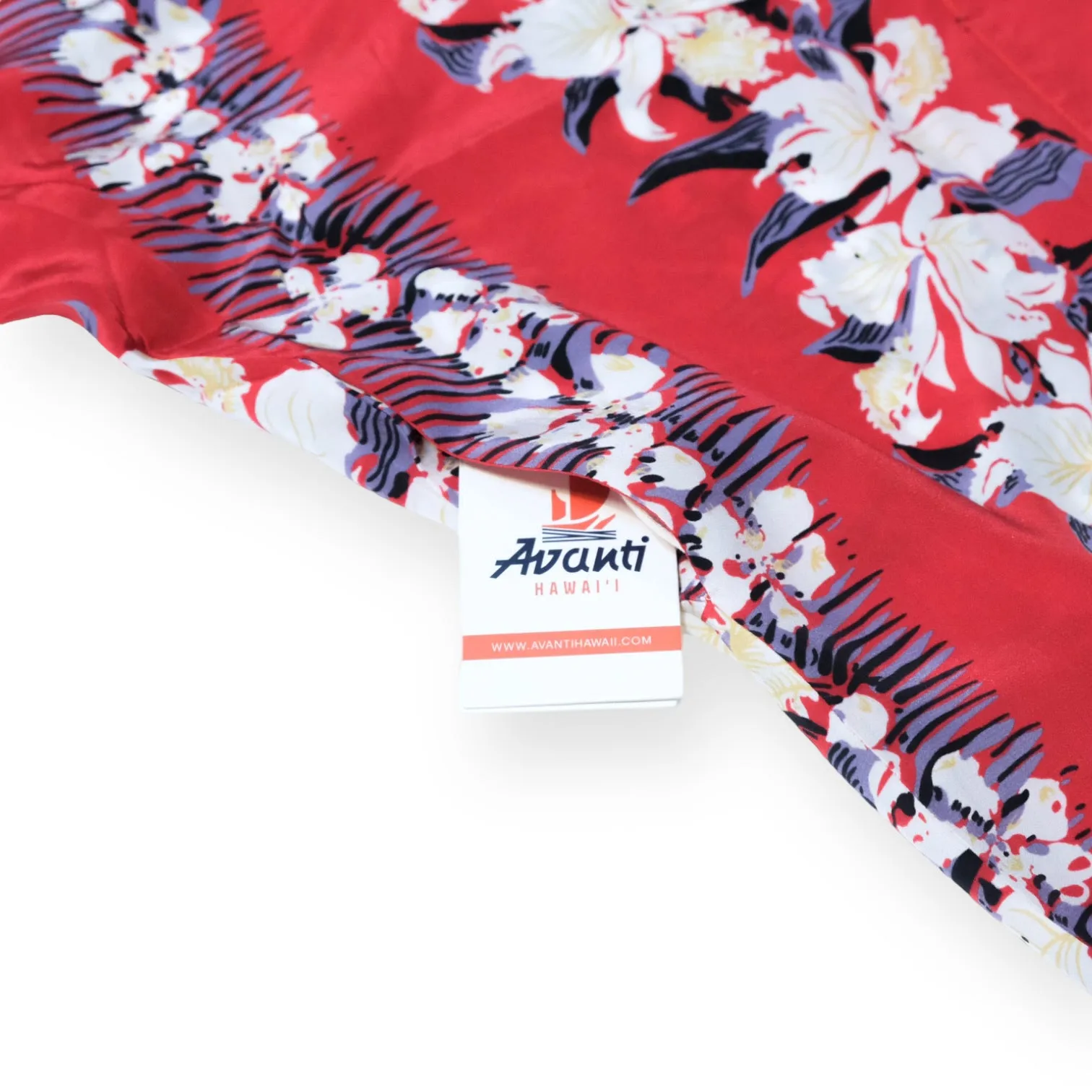 Orchid (Kimono Cover-Up) - Red