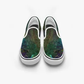 Pandora Split-Style Psychedelic Slip-On Shoes