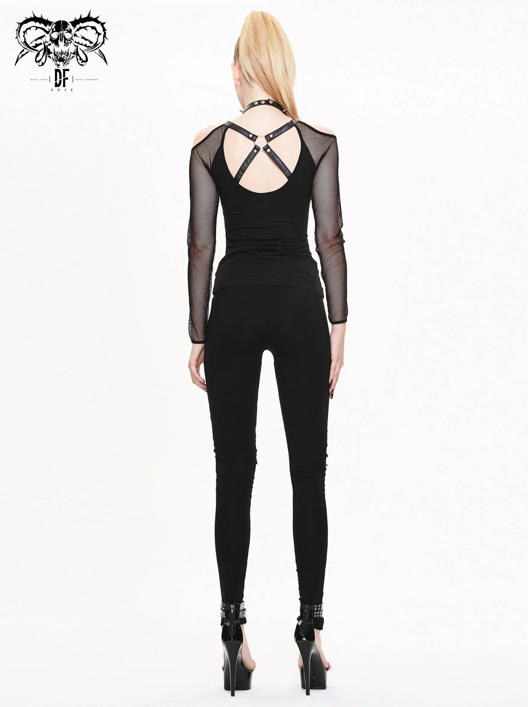 'Perturbation' Cyberpunk Graphic Leggings