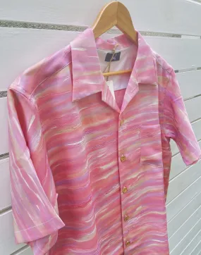 Pink Cloud- Kimono Hawaiian Shirt