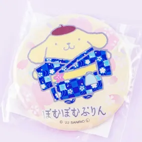 Pompompurin Sakura Kimono Badge
