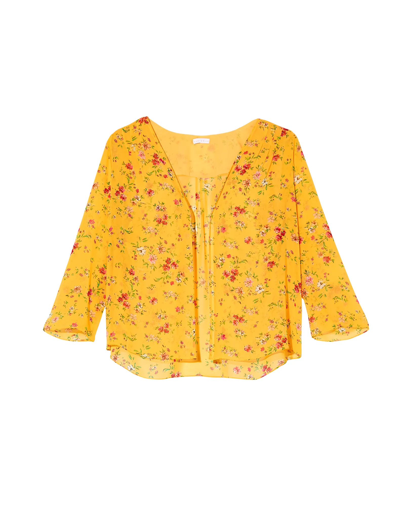 Posey Kimono | Yellow / Red