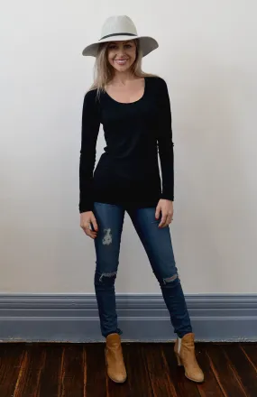 Pre Loved: Scoop Neck Top (size 6)