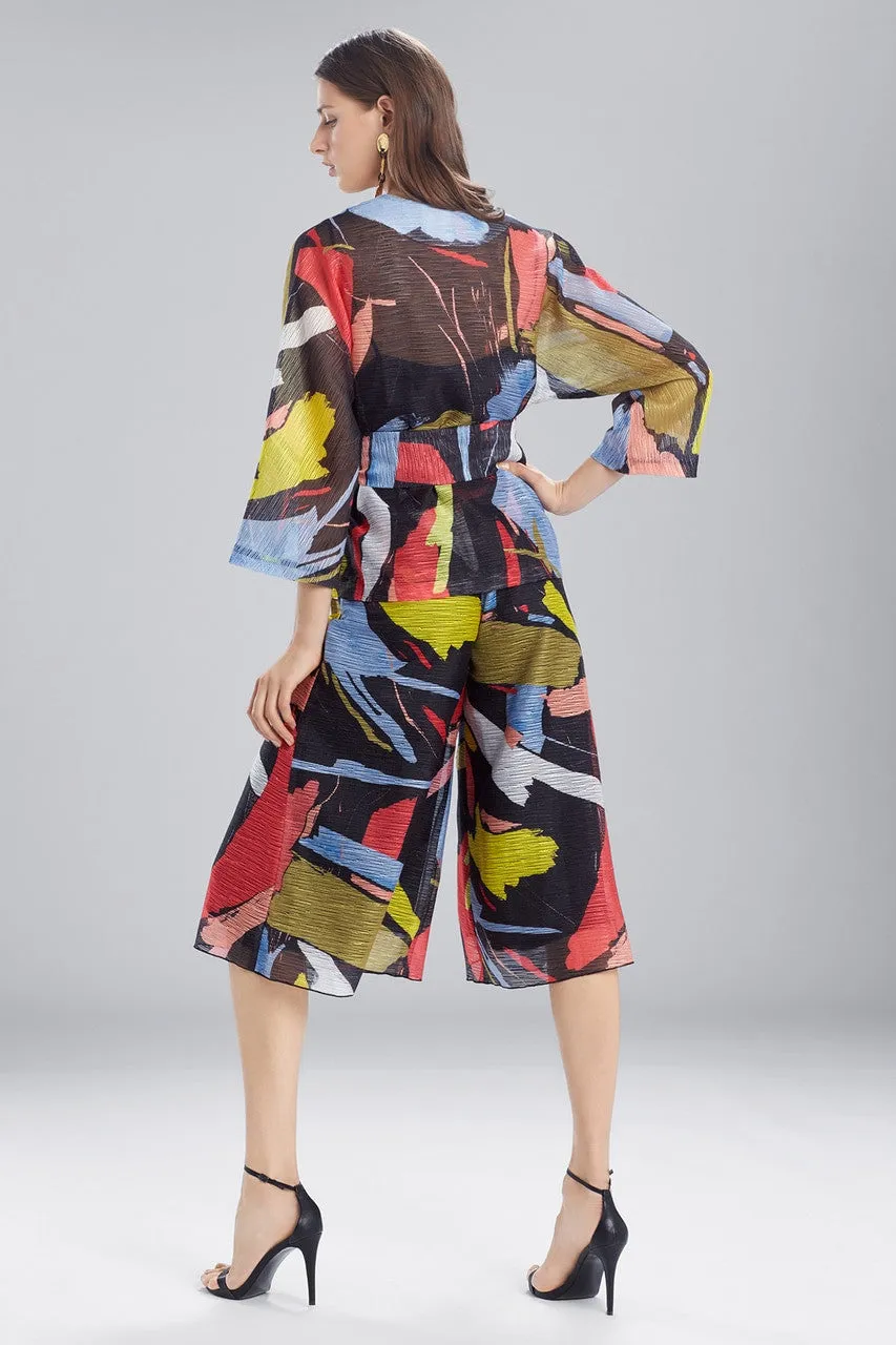 Printed Gauze Short Topper
