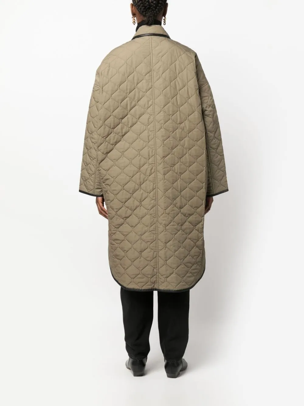 Quilted Cocoon Coat