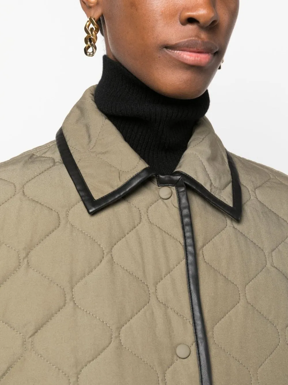 Quilted Cocoon Coat