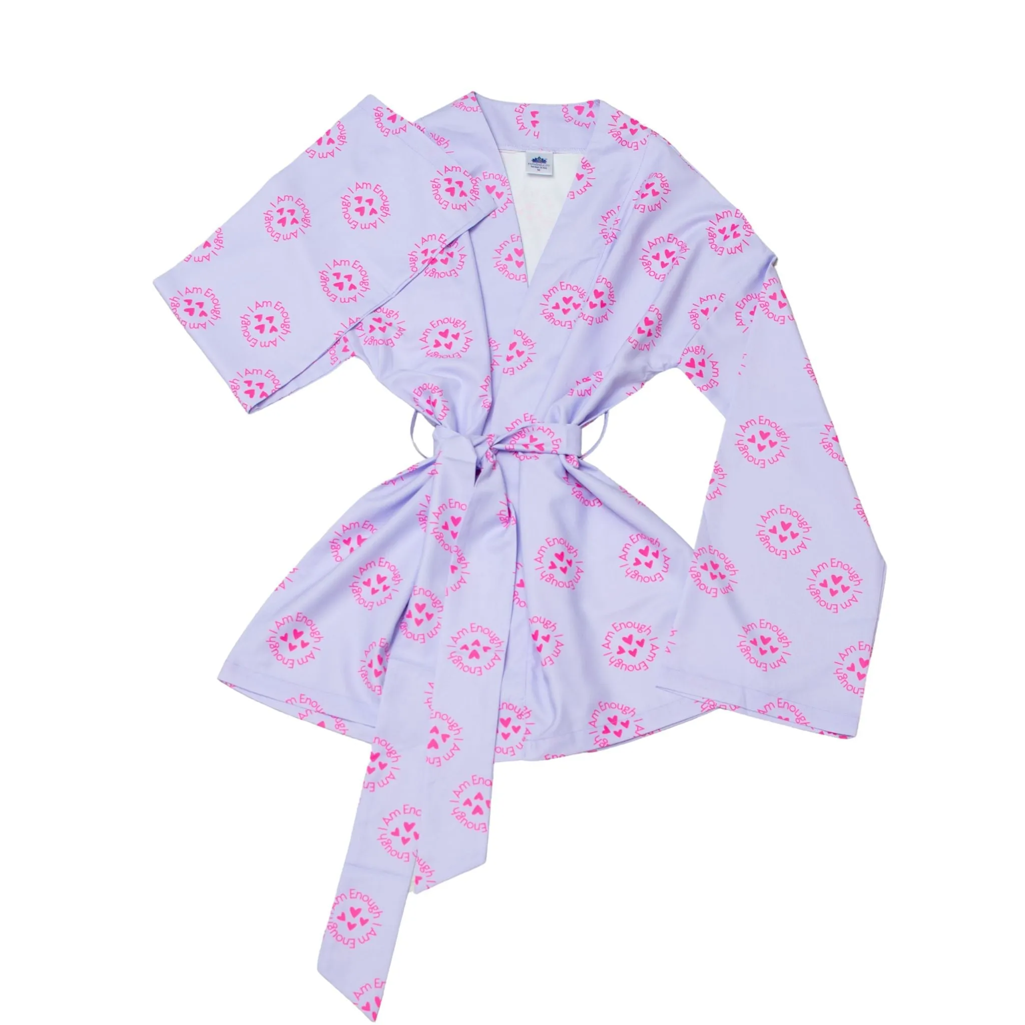 "I Am Enough" Kimono Belted Shacket