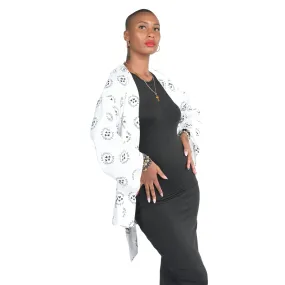 "I Am Enough" Kimono Belted Shacket