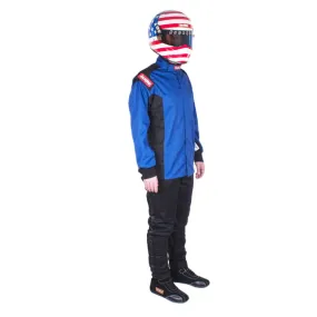 RaceQuip Single Layer Fire Suit Jacket - Blue - 2XL - 131927
